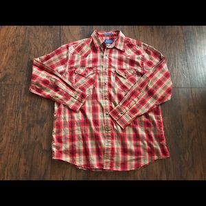 Large plaid Pendleton Frontier Western shirt